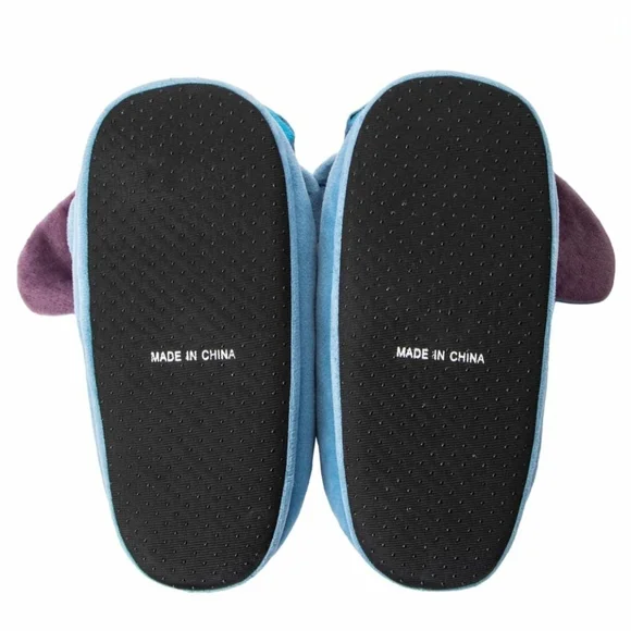 Blue Character Plush Slippers - Picture 5 of 5